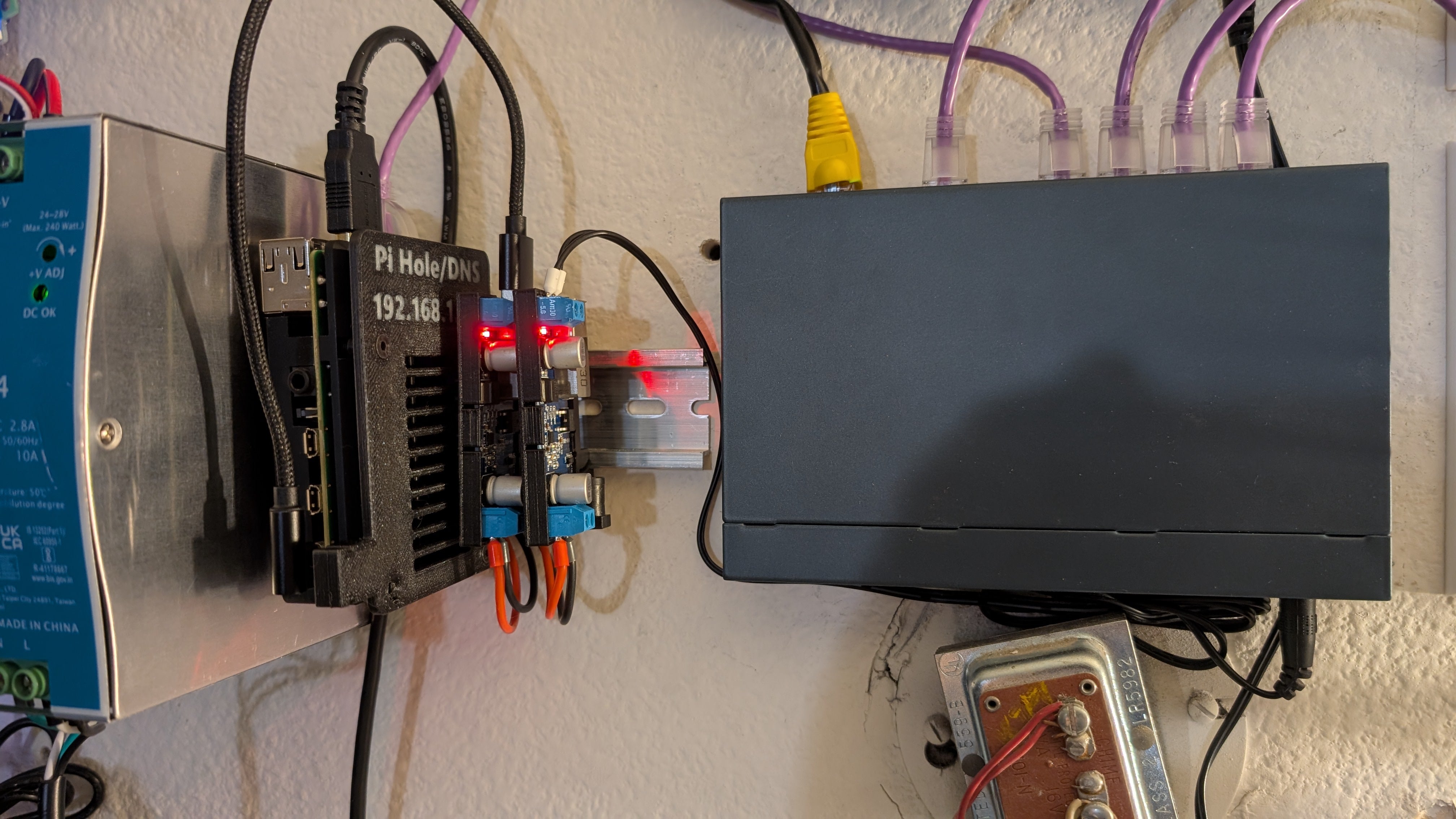 DIN rail bracket for 5V USB Buck Converter