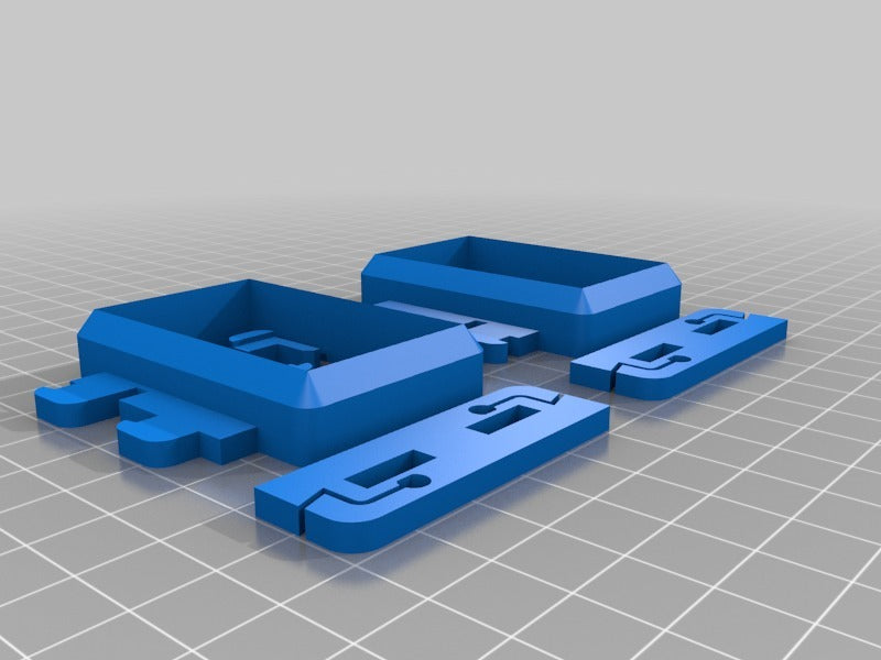 Kossel Clear PLA Power Supply Mount V2