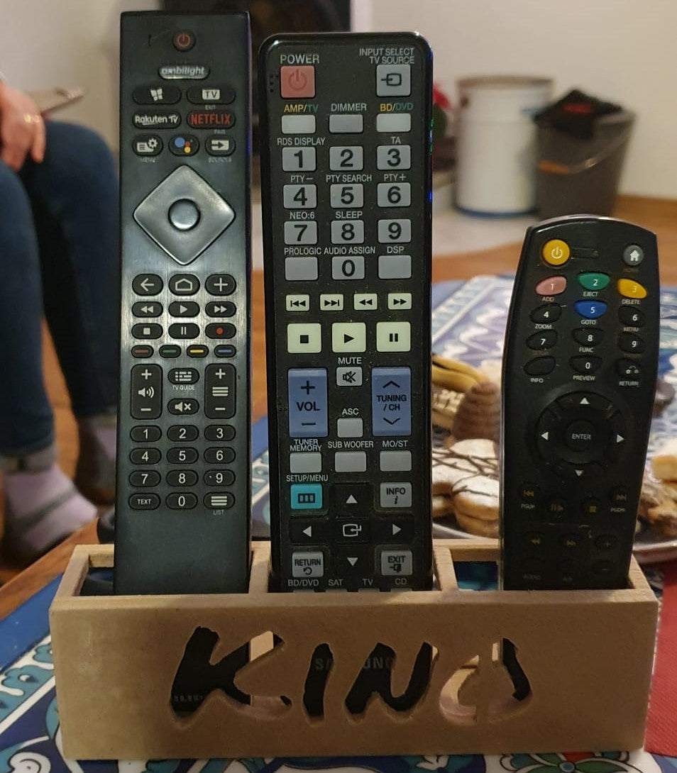 Remote Control Holder for 3 Devices