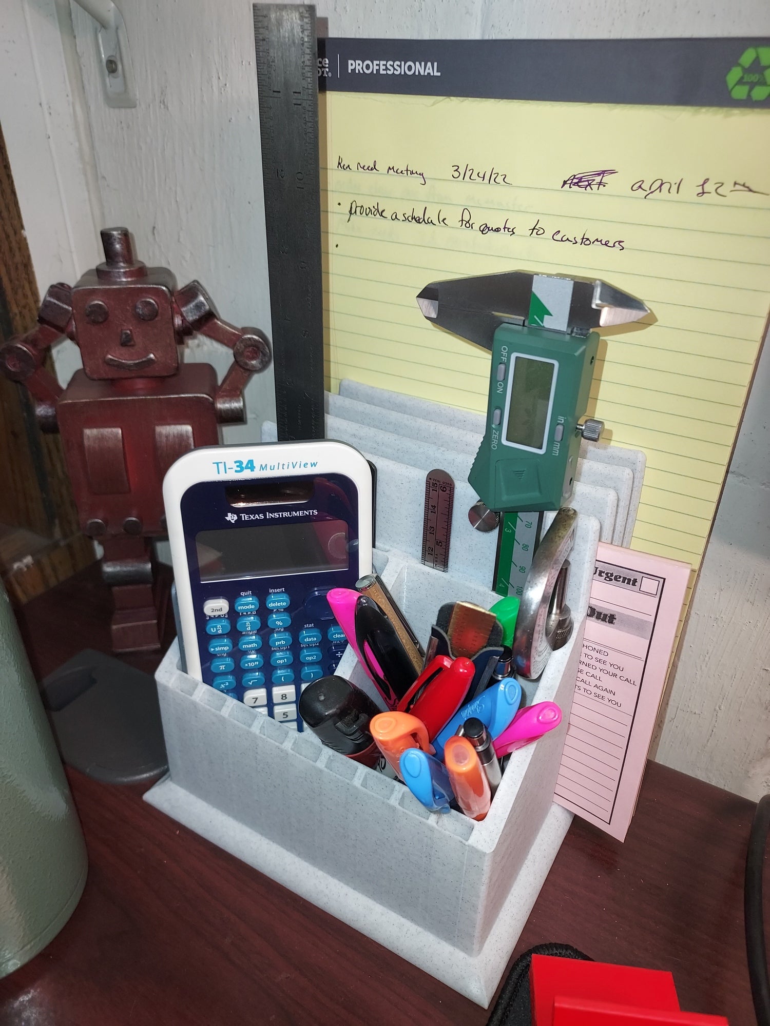Desk Organiser for Paper, Scale and Accessories