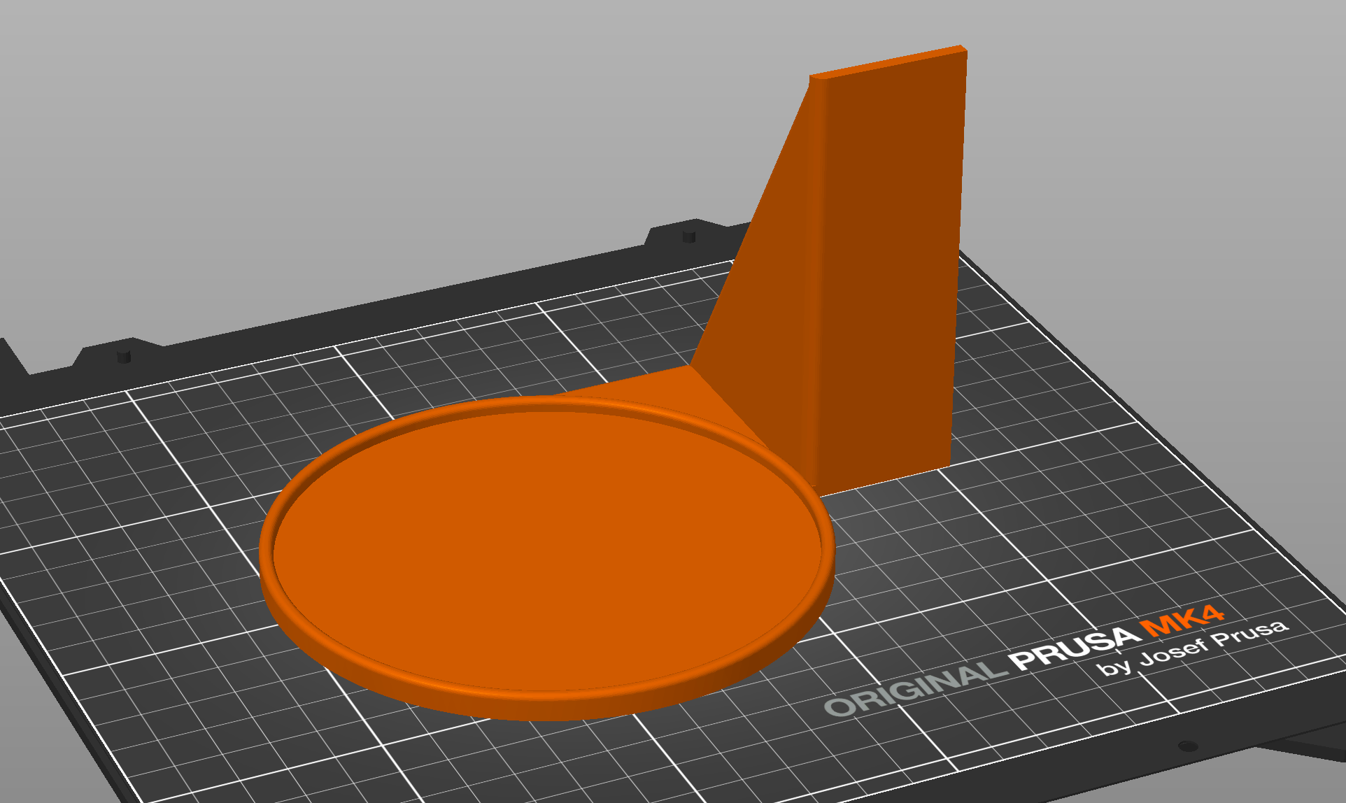 Round Speaker Shelf for Screen Mounting