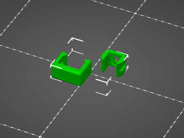 Cable holder with Invisible Screw