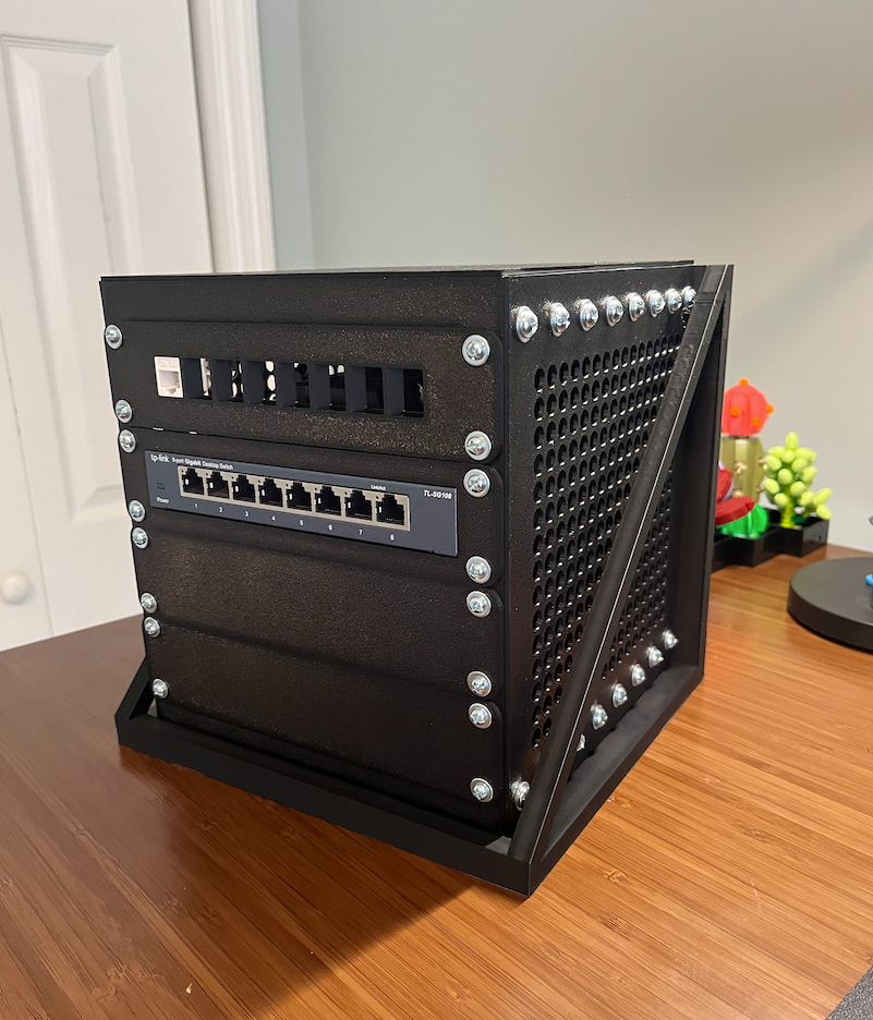 Wall mounting/shelf for Mini server rack