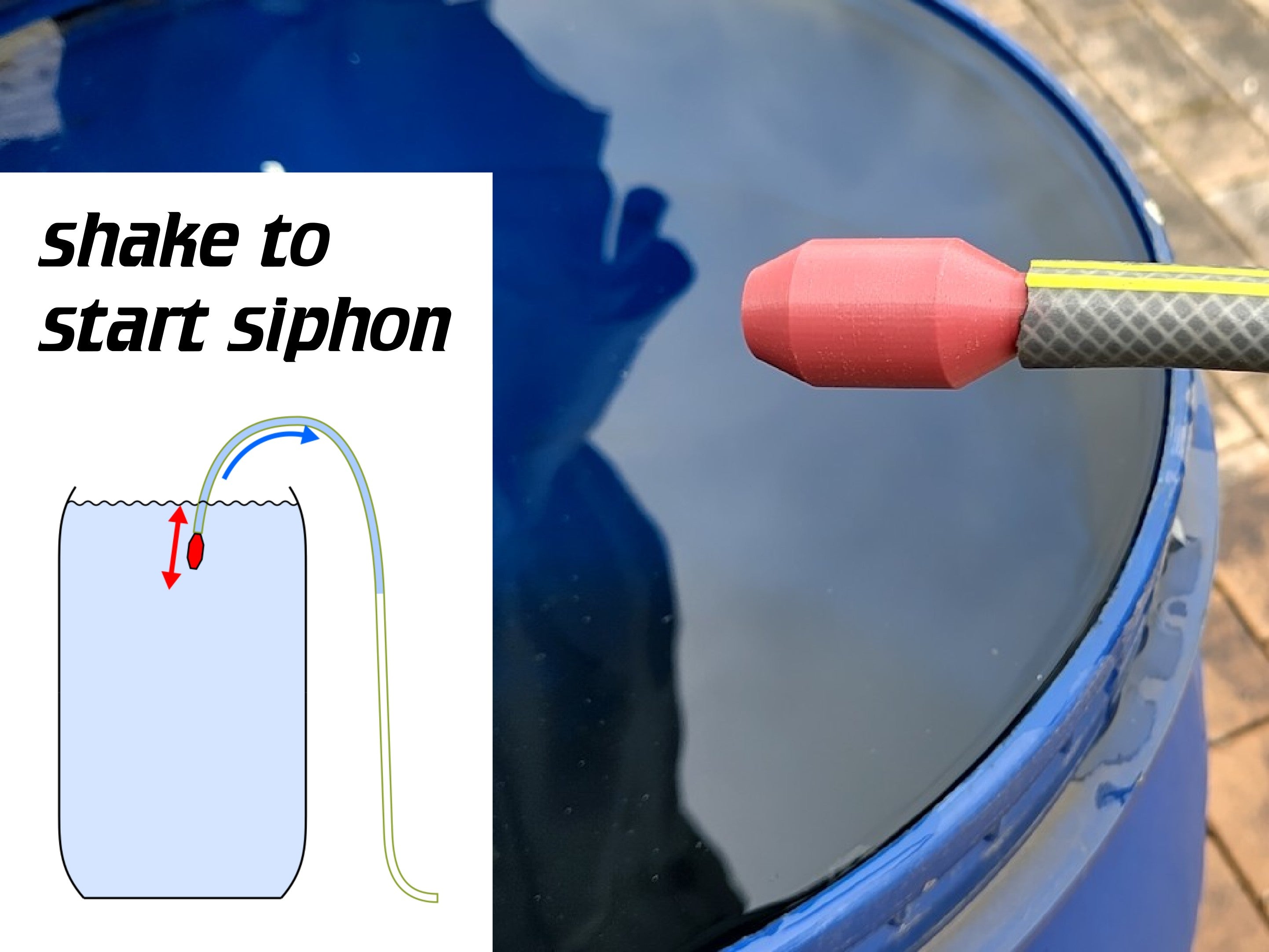 Smart Siphon Pump for Garden Hose