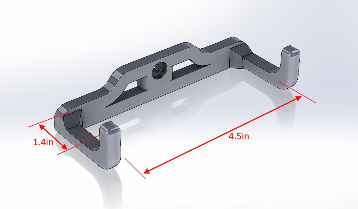 Wall mount for Lego Slave 1 Starship