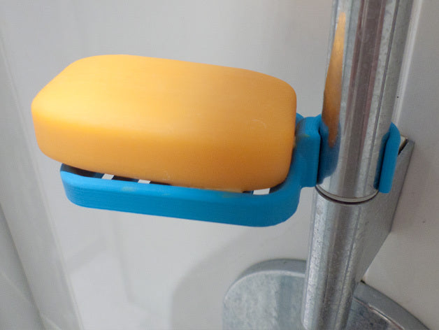Shower soap dispenser for 21.9mm risers