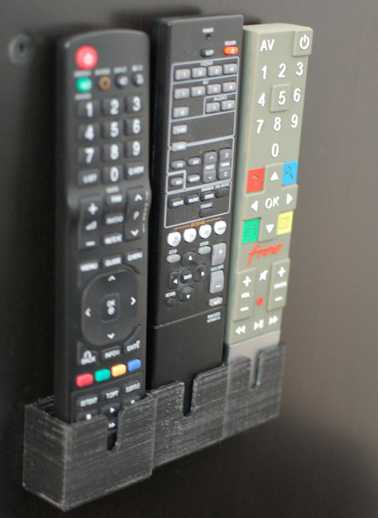 Remote-Control Holder for Freebox Revolution, LG 42LD420 and Yamaha RX-V367