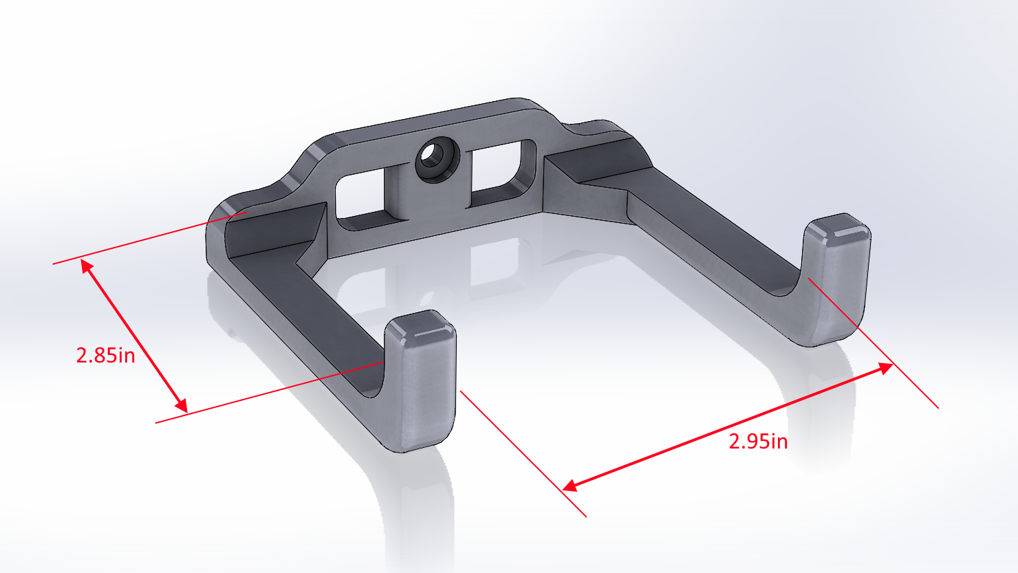 Wall mount for Lego Star Wars TIE Fighter