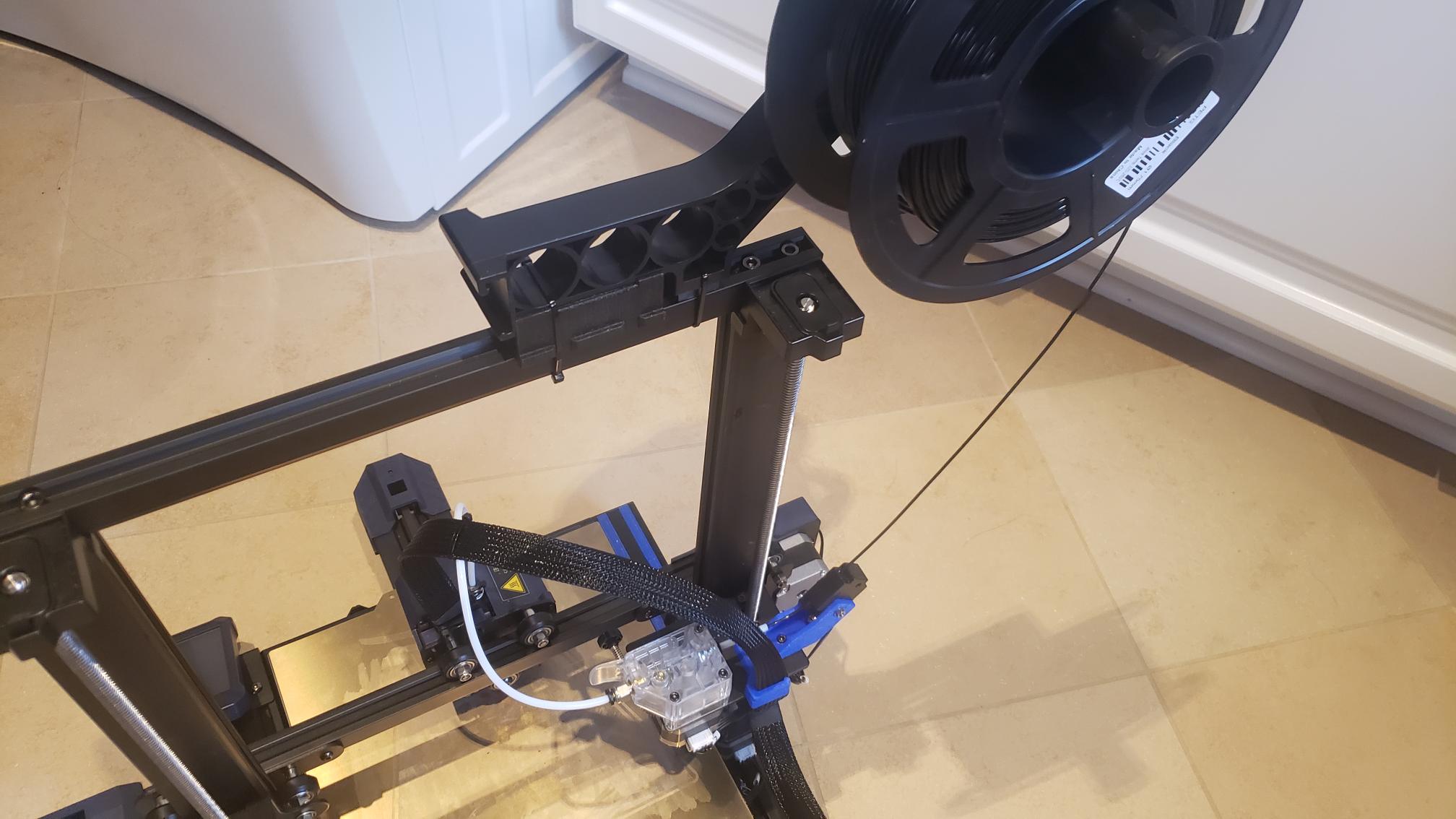 Vyper 45-degree filament sensor with cable clamp