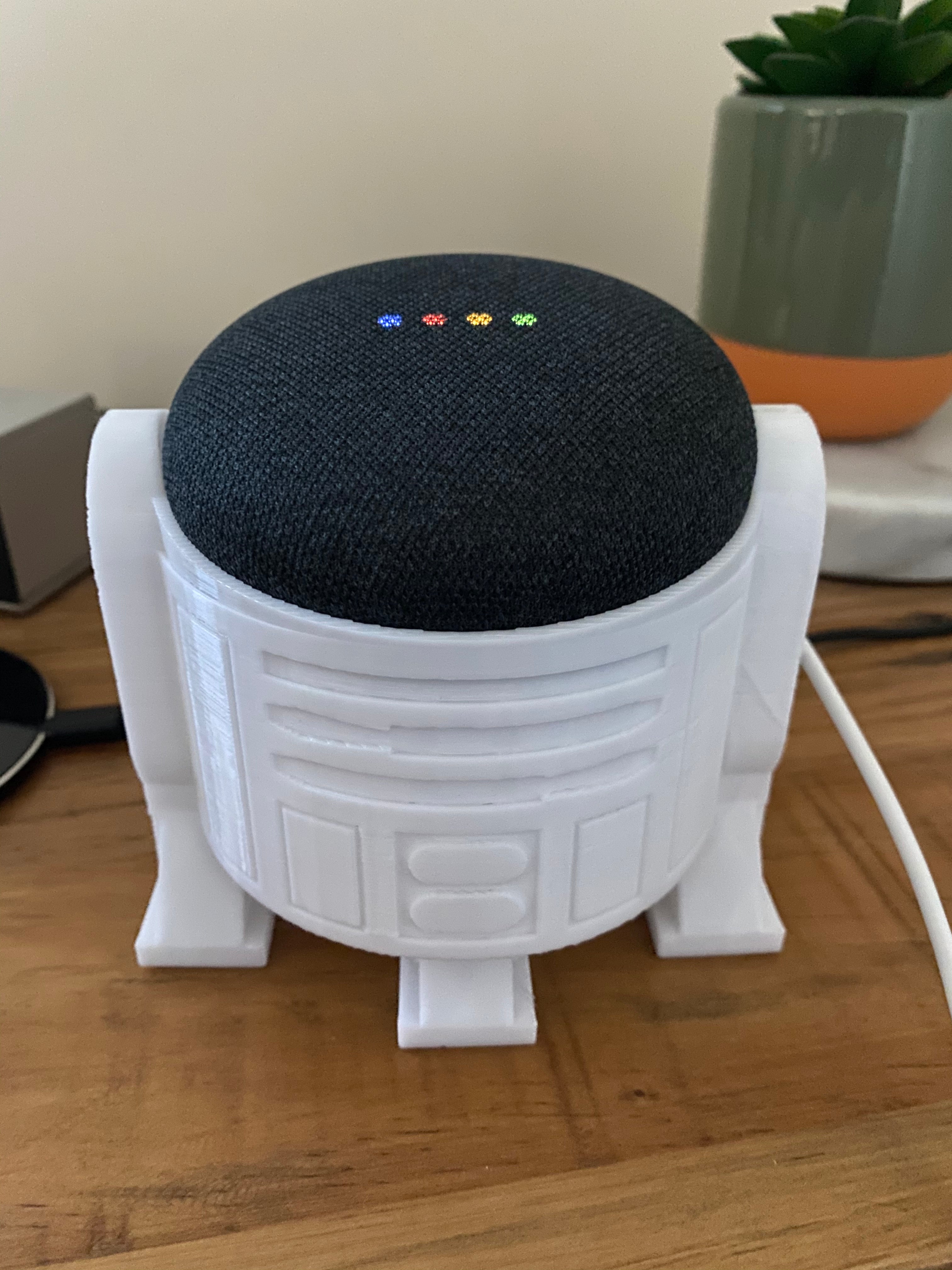 R2D2 fits the Google Nest Mini
