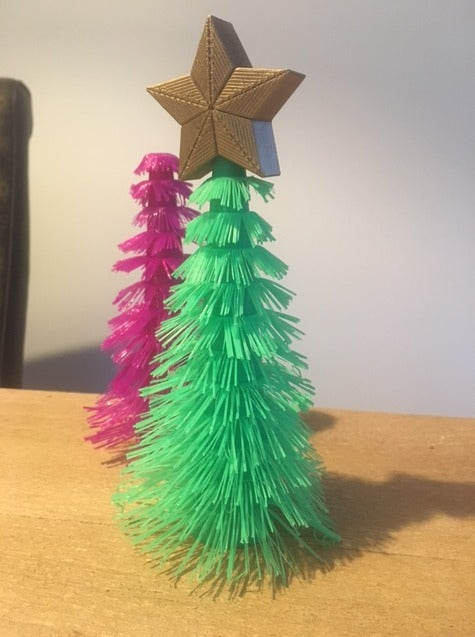 Furry Hexmas Christmas Tree for Single and Double Extrusion