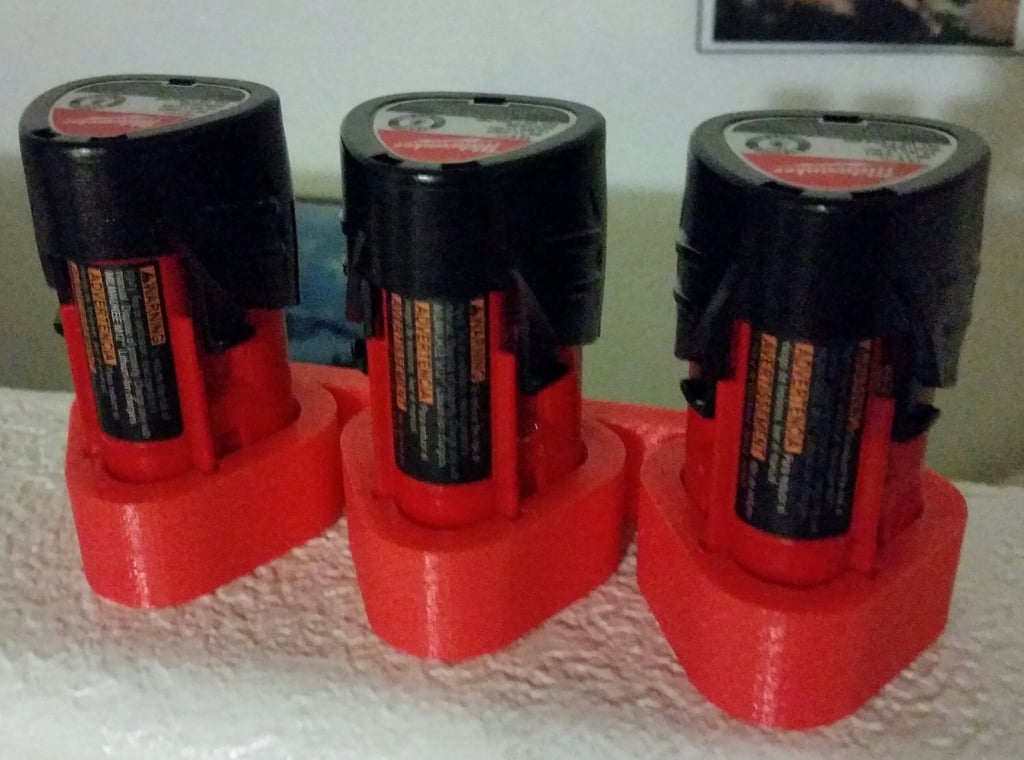 Milwaukee M12 Triple Battery Holder