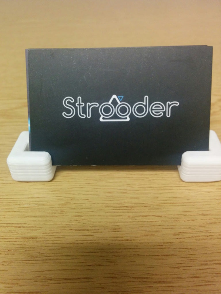 Simple and stylish business card holder for the office