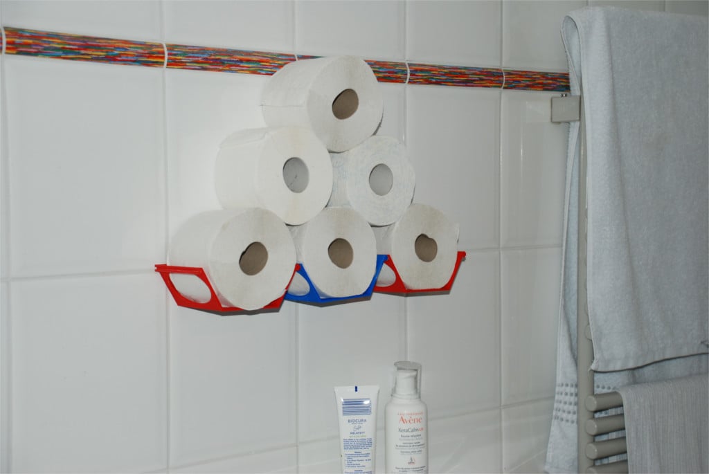Wall Mounted, Extendable Toilet Paper Holder