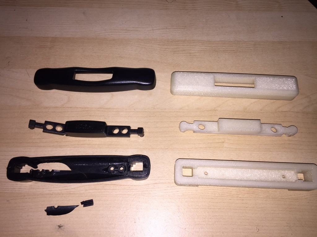 Travel bag handle for replacement