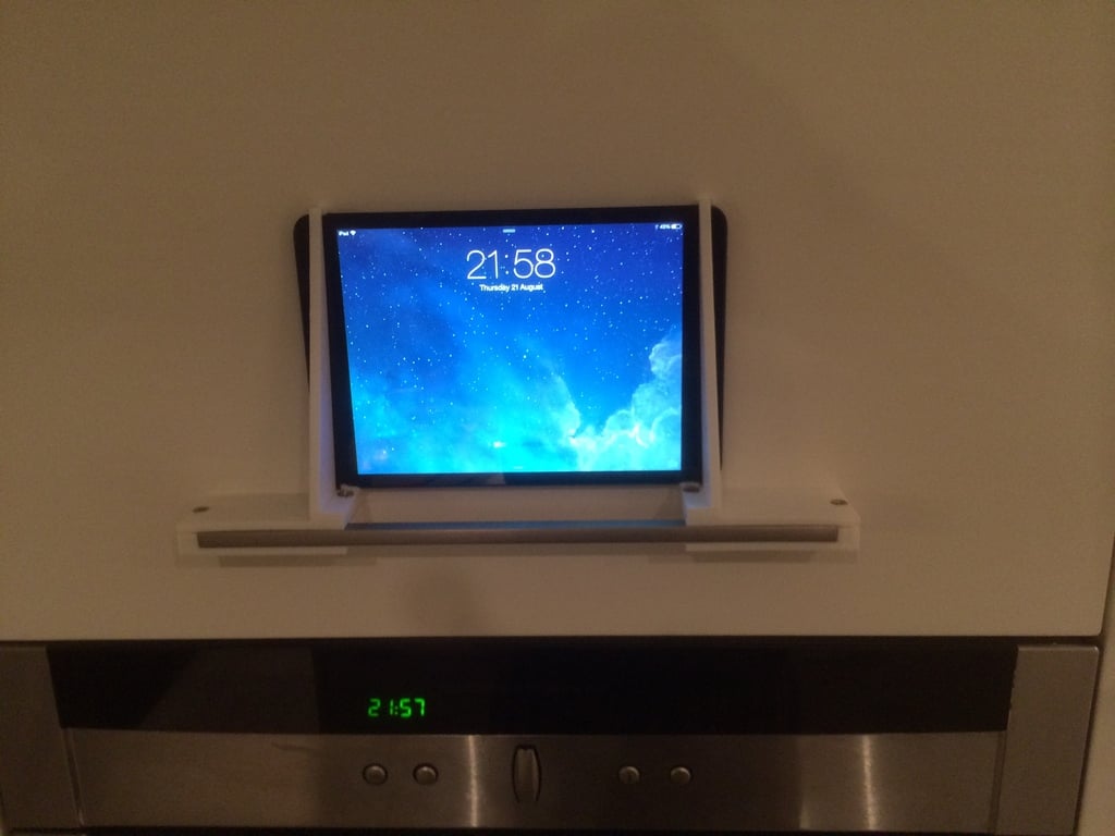 iPad Mini mounting for refrigerator