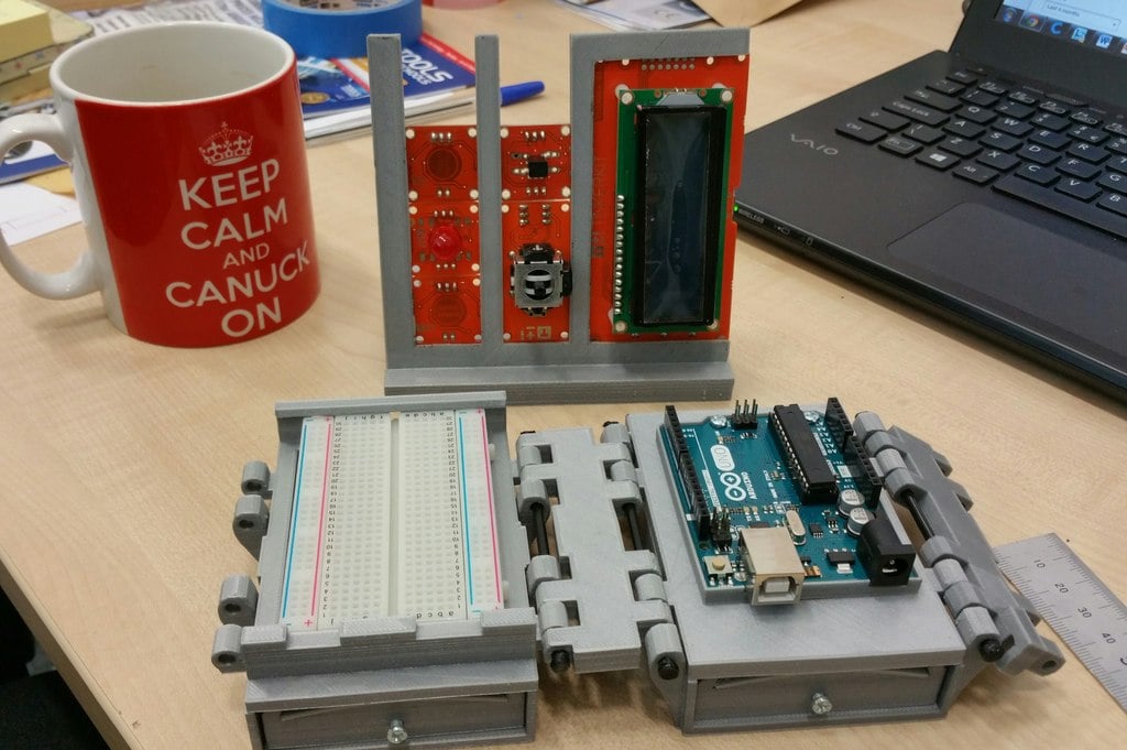 Tinkerkit Sensor and Arduino Uno Holder