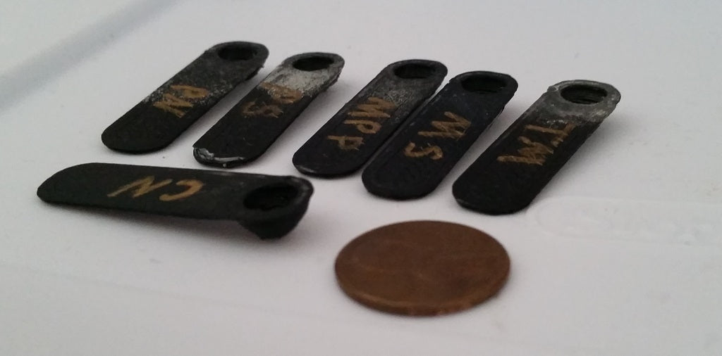 Set of Six Miniature Measuring Spoons