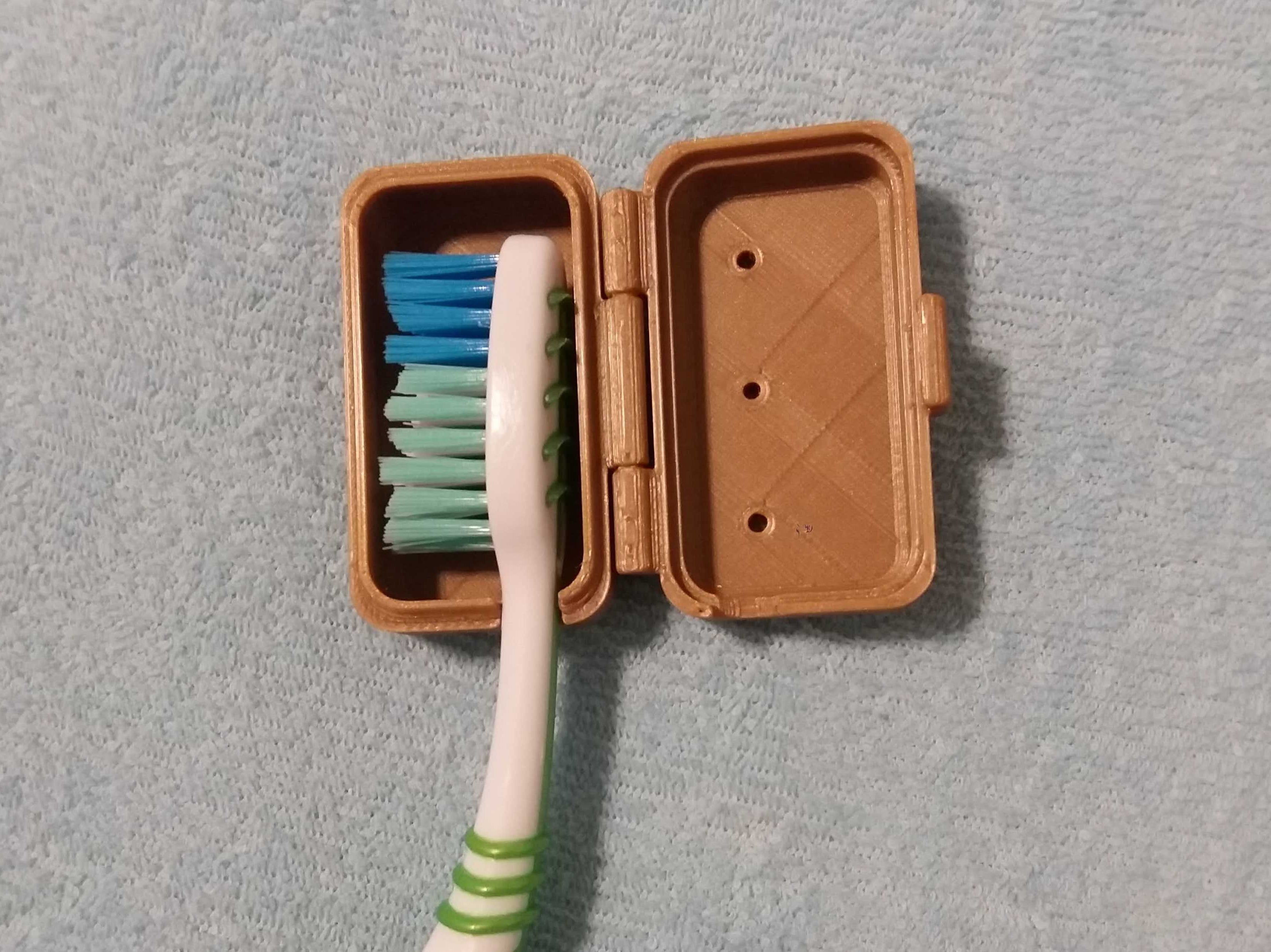 Smaller Toothbrush Case for Travel and Storage