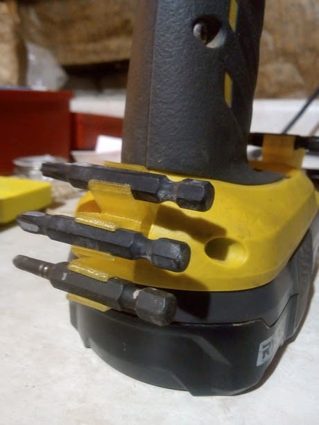 Ryobi One+ Back holder for impact drill and drill