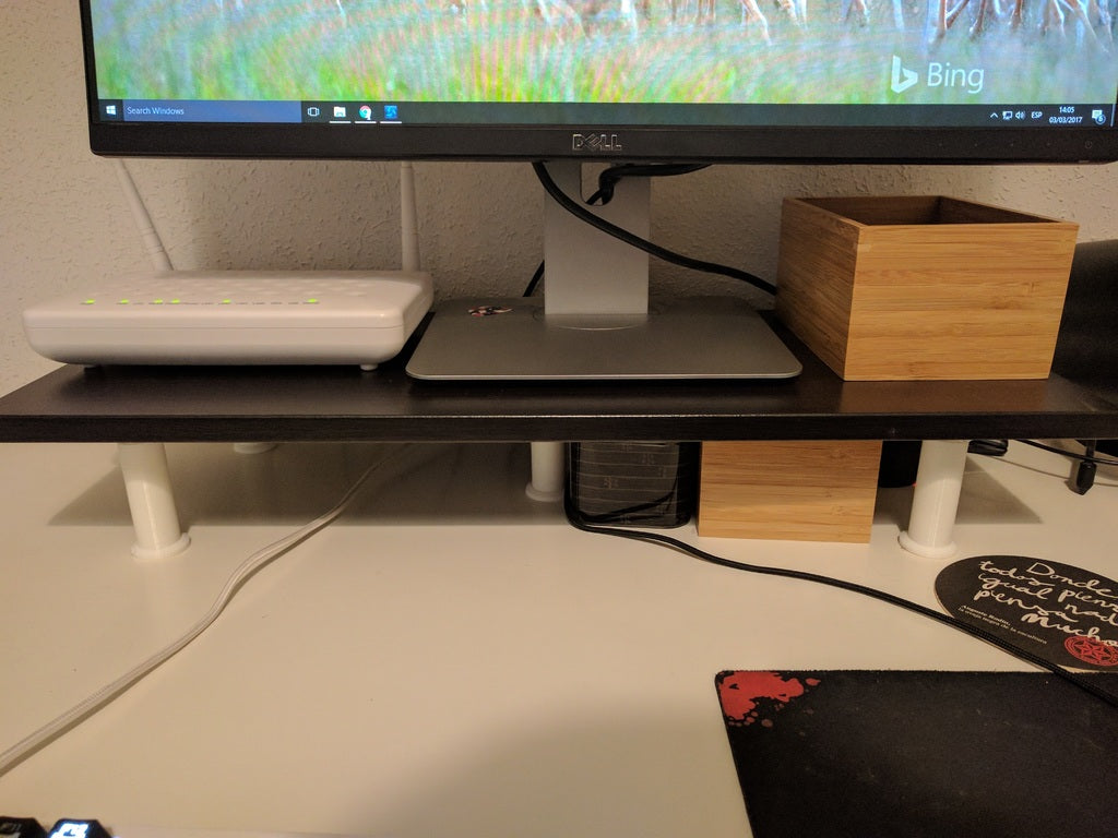 Cheap IKEA EKBY LAIVA Monitor stand