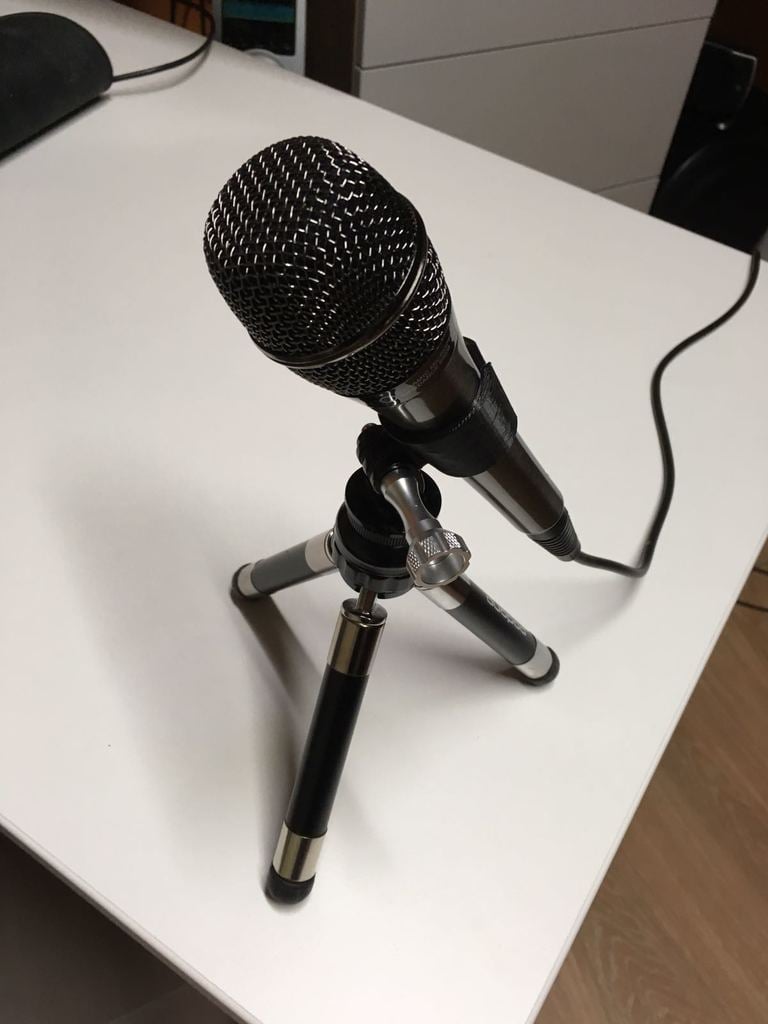 Microphone holder with GoPro mounting