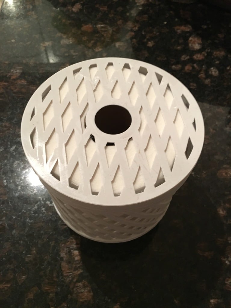 Spare Toilet Paper Holder for Standard Rolls