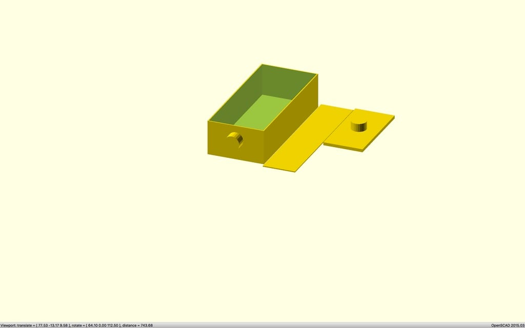 Desk Organiser with Secret Storage and Built-in Supports