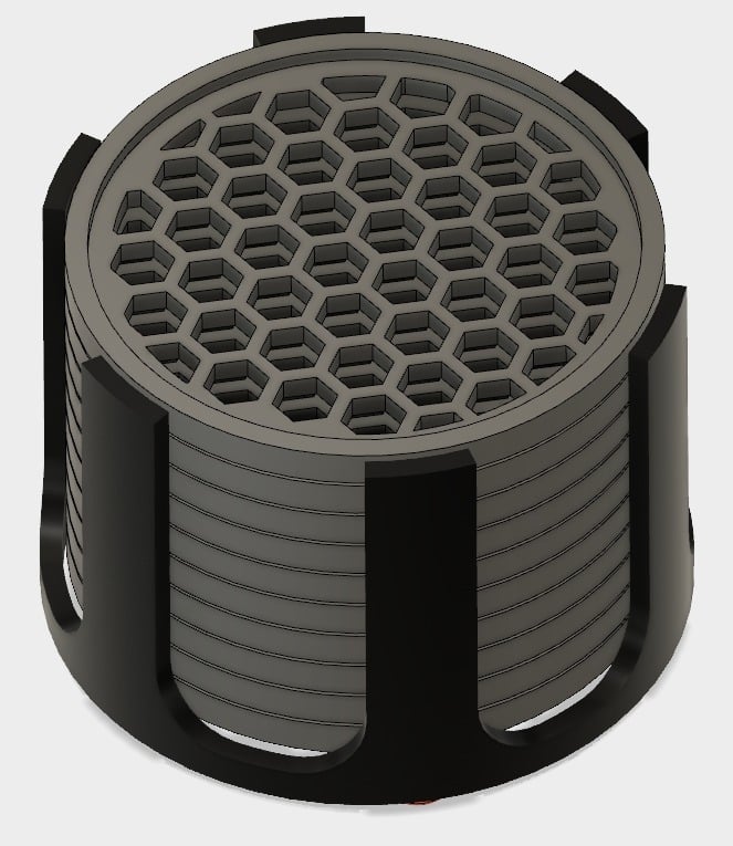 Beverage briquettes with built-in holder