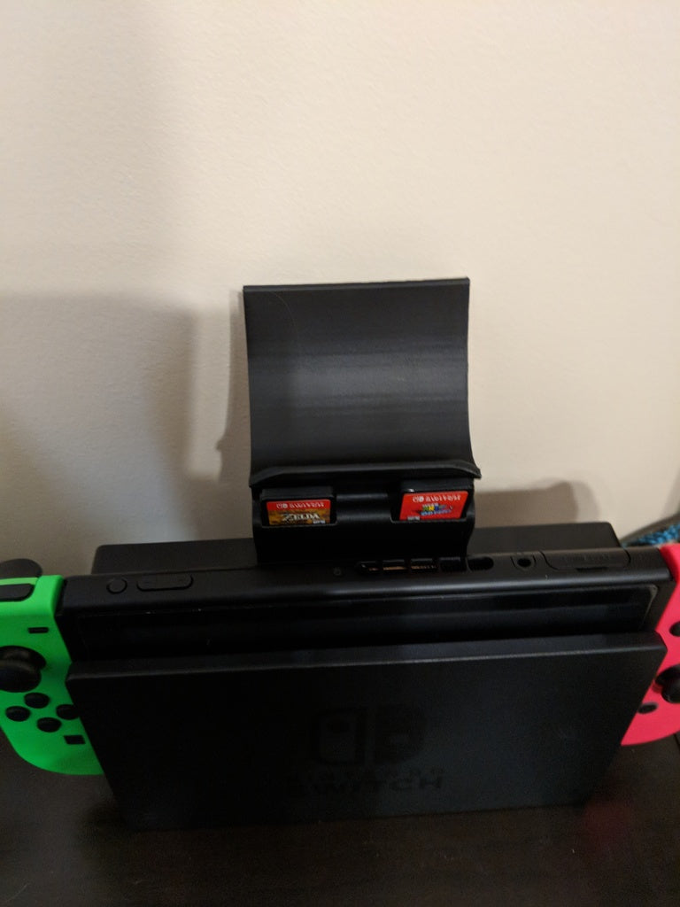 Nintendo Switch Pro Controller Dock Stand With Game Storage Slots