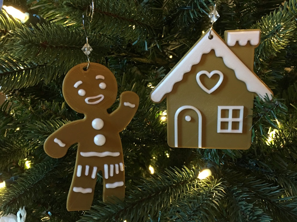Dual / Multi Material Christmas Tree Ornaments
