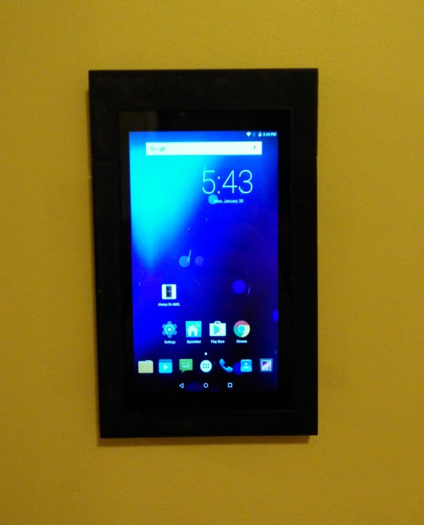 Wall mount for 7&quot; Android Tablet