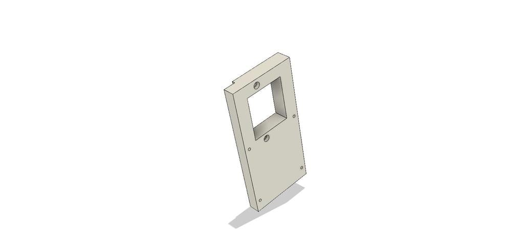 Ring 2 Doorbell adapted mounting plate