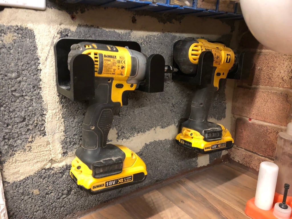 Dewalt 18v XR Drill & Impact Driver Wall Mount