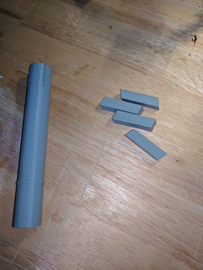Nerf Strongarm Barrel Extension for Range Extension and Customization