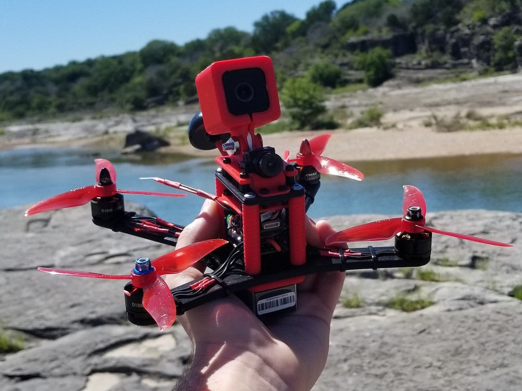 Silverback Fully 3D-Printable FPV Drone Frame