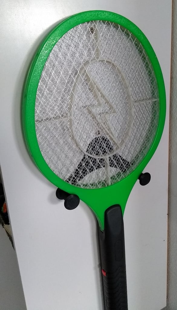 Flies Kill Racket Holder for Wall Mounting