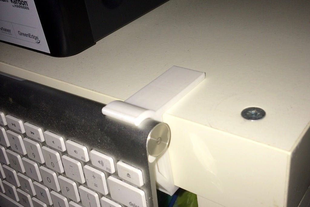 IKEA Expedit / Lack wireless Apple keyboard and trackpad storage