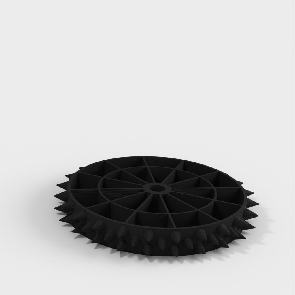 Terrain wheels for Landroid (model S500i and M700) robotic lawnmowers
