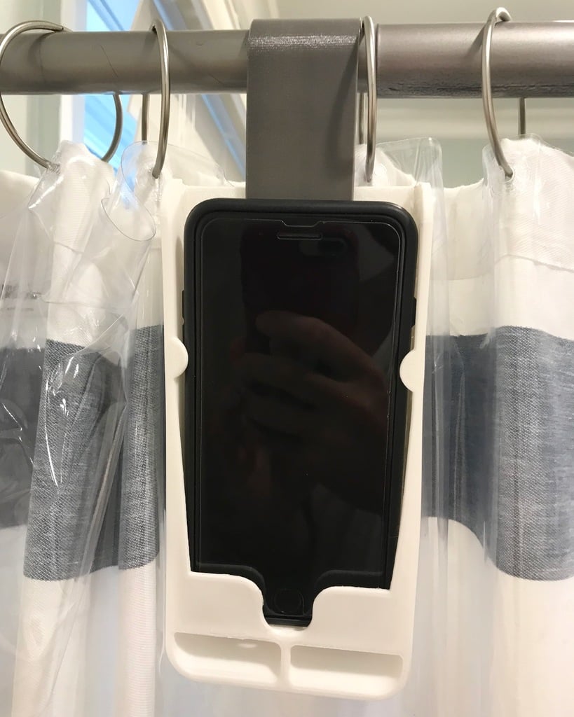 Phone holder for shower