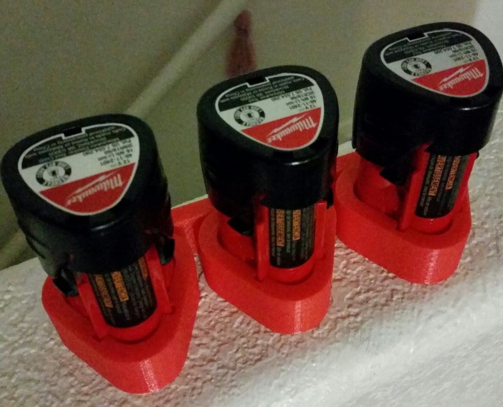 Milwaukee M12 Triple Battery Holder