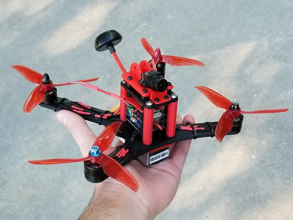 Silverback Fully 3D-Printable FPV Drone Frame