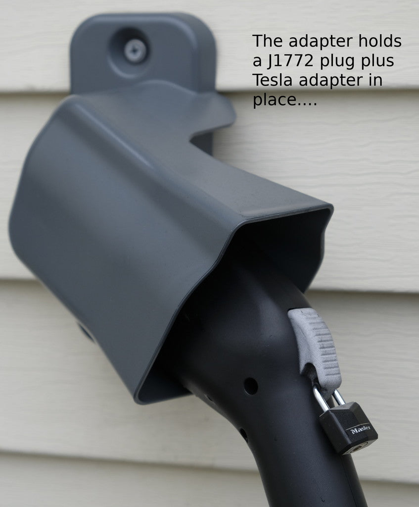 J1772 for Tesla charger adapter for mounting in holsters