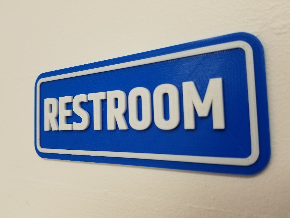 Toilet Sign - Wall Mounted