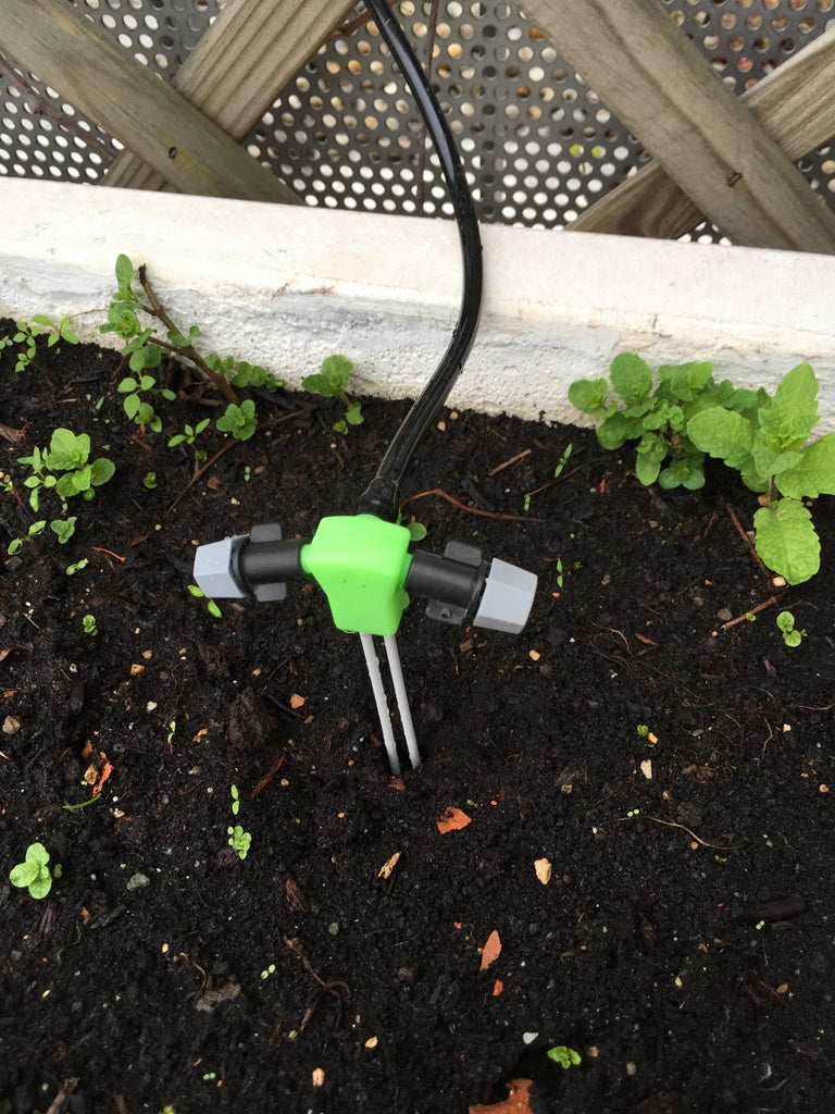 Micro Drip system Gardena 2by1 for large pots