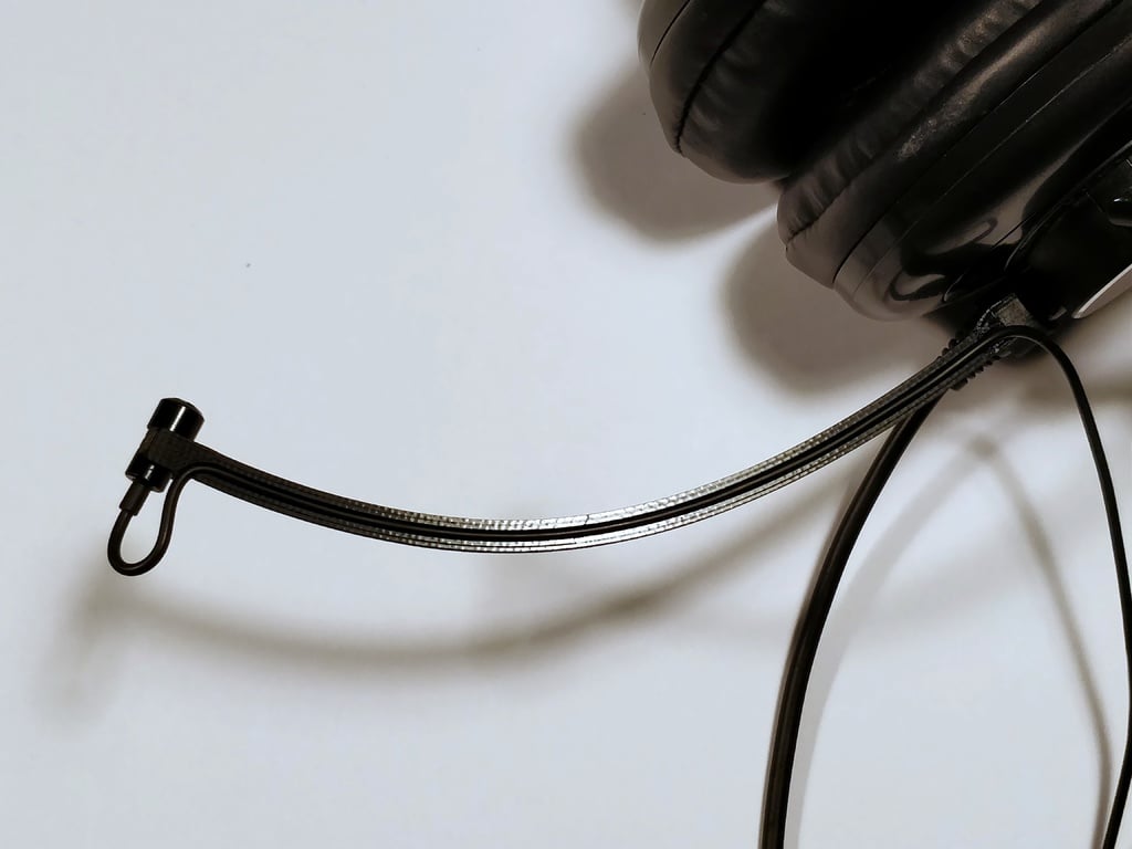 Microphone holder for Teufel AC 9050 PH headset