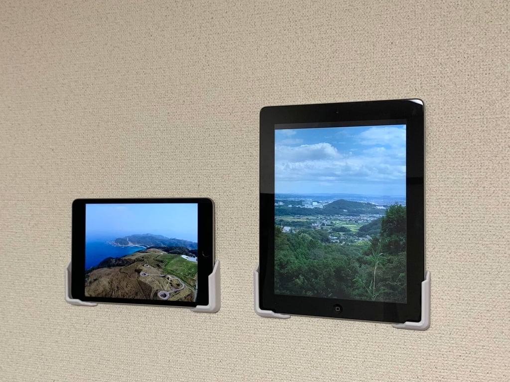 Universal Tablet Wall Mount with Stapler