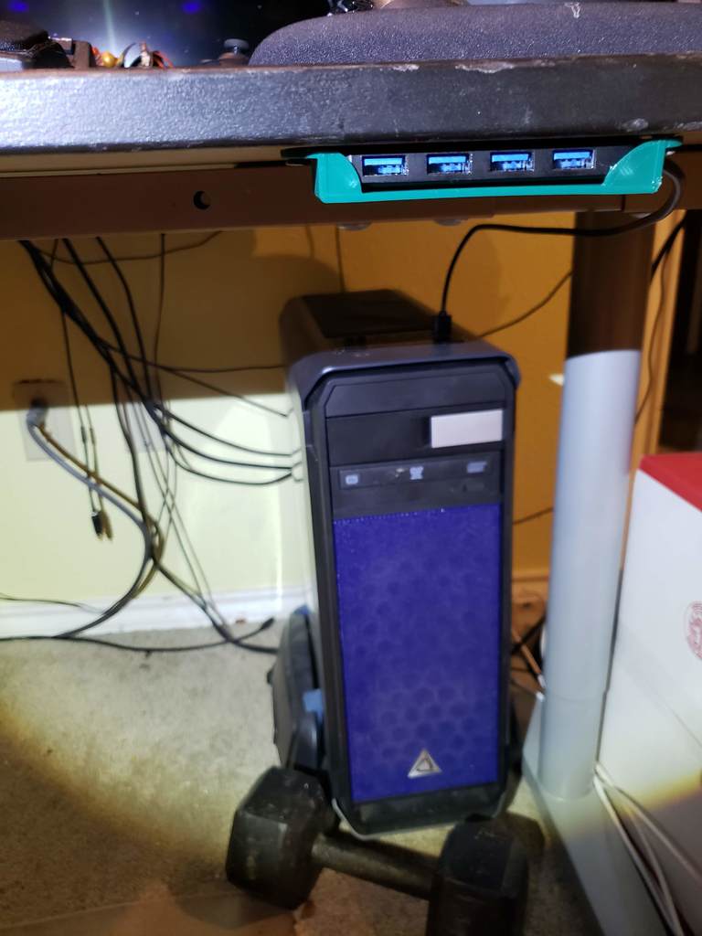 Under Desk Mount for Lenovo 4 Port USB Hub