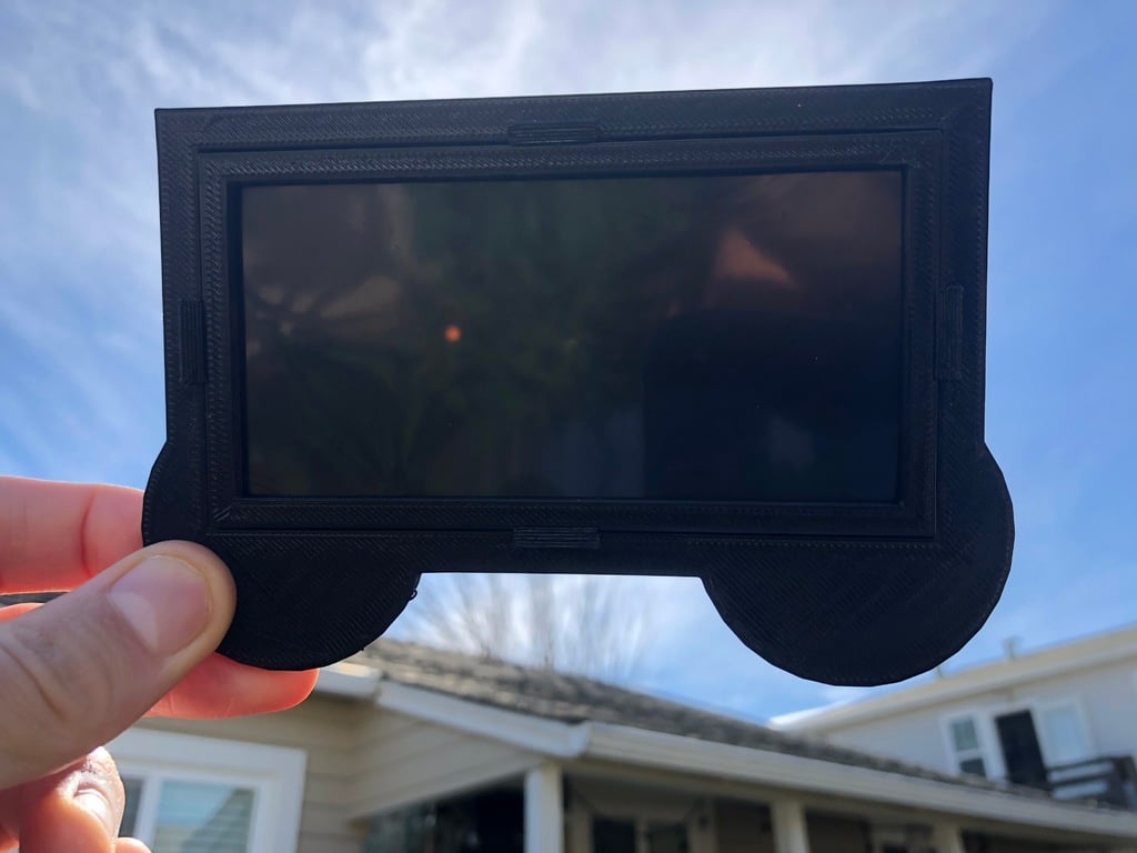 Handheld Solar Filter Frame for Eclipse Observation