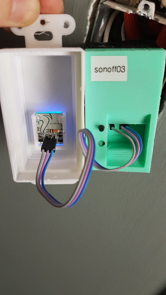 Sonoff Basic Decora cover with capacitive touch version